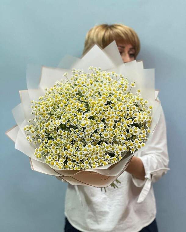 Букет из ромашки, артикул F1228209 - 15729 рублей, доставка по городу. Flawery - доставка цветов