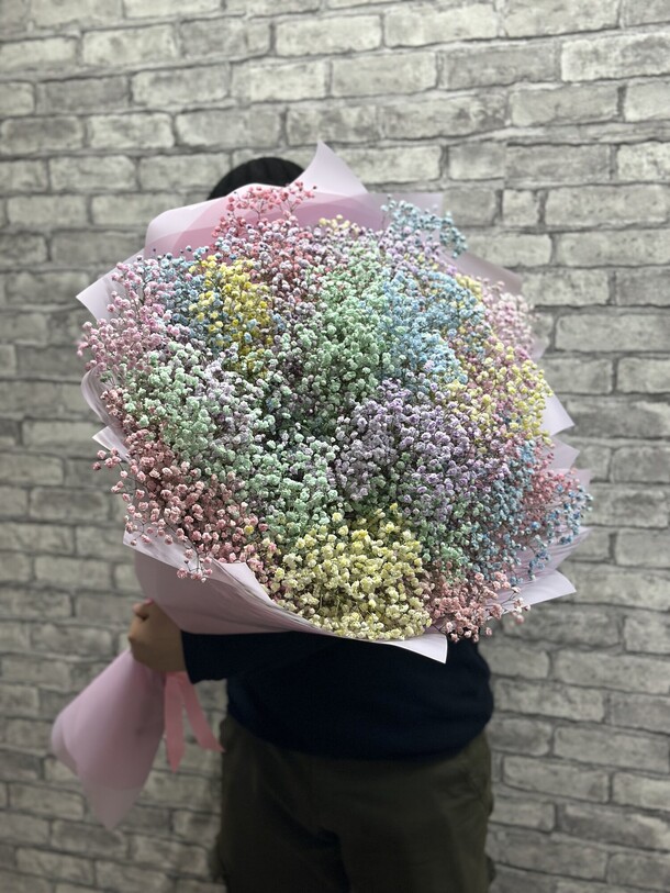 Гипсофила радужная, артикул F1260052 - 19965 рублей, доставка по городу. Flawery - доставка цветов