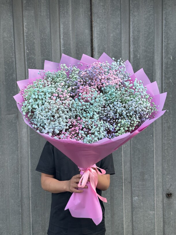 Гипсофилла радуга, артикул F1305280 - 15972 рублей, доставка по городу. Flawery - доставка цветов