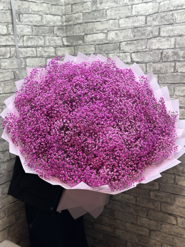 Малиновая гипсофила, артикул F1320669 - 42350 рублей, доставка по городу. Flawery - доставка цветов