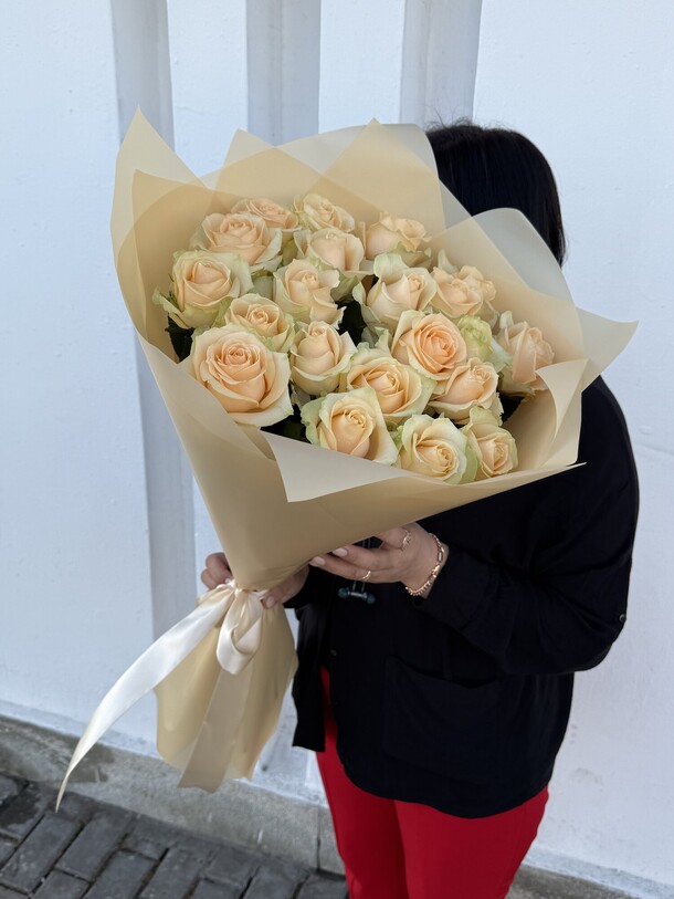 Пич аваланч 21 штук, артикул F1432196 - 7400 рублей, доставка по городу. Flawery - доставка цветов