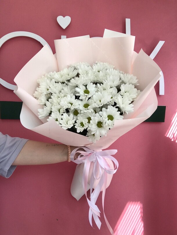 Ромашковое облако, артикул F1070189 - 4000 рублей, доставка по городу. Flawery - доставка цветов