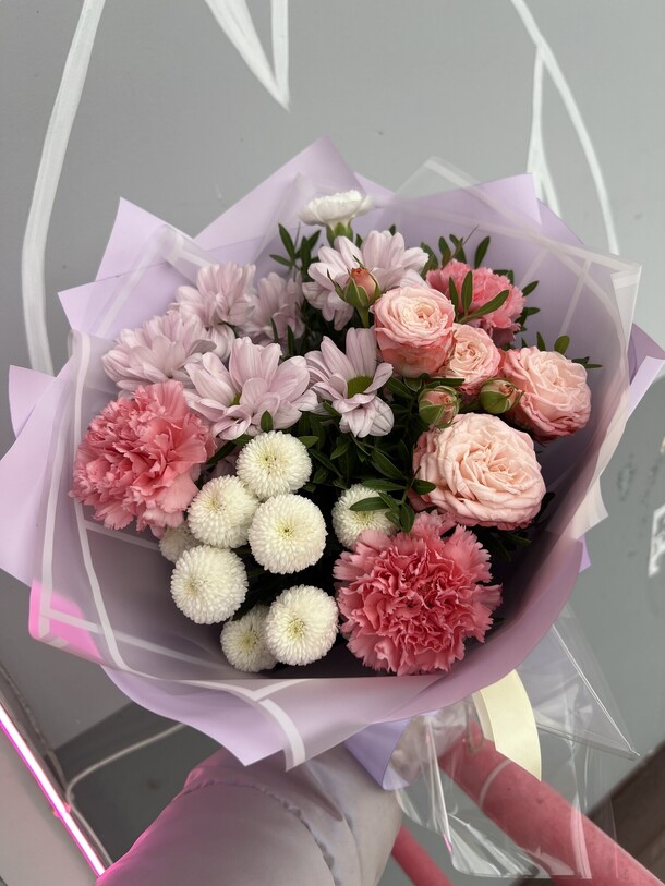 Букет бусинка, артикул F1345919 - 5500 рублей, доставка по городу. Flawery - доставка цветов