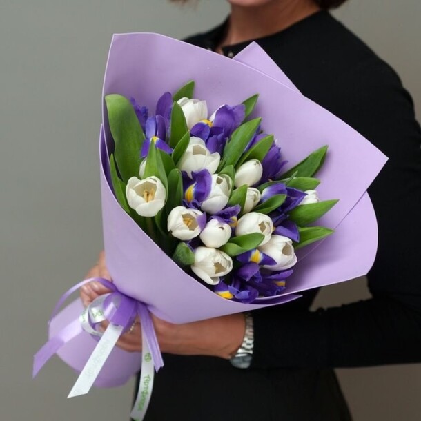 Букет «мерцание», артикул F1390604 - 6500 рублей, доставка по городу. Flawery - доставка цветов