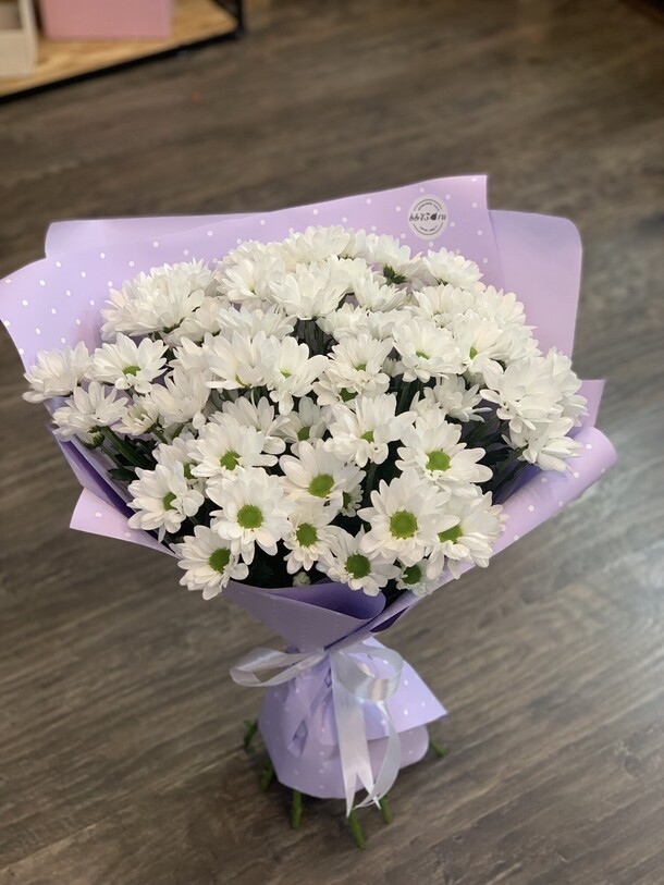 Ромашки - кустовые хризантемы, артикул F1165730 - 3270 рублей, доставка по городу. Flawery - доставка цветов