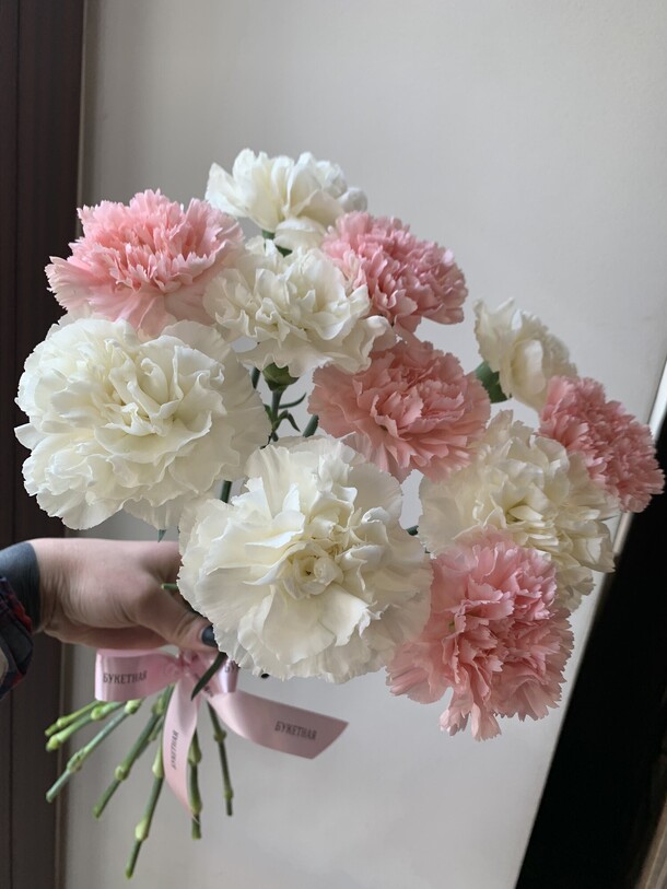 Нежные диантусы, артикул F1337168 - 2352 рублей, доставка по городу. Flawery - доставка цветов