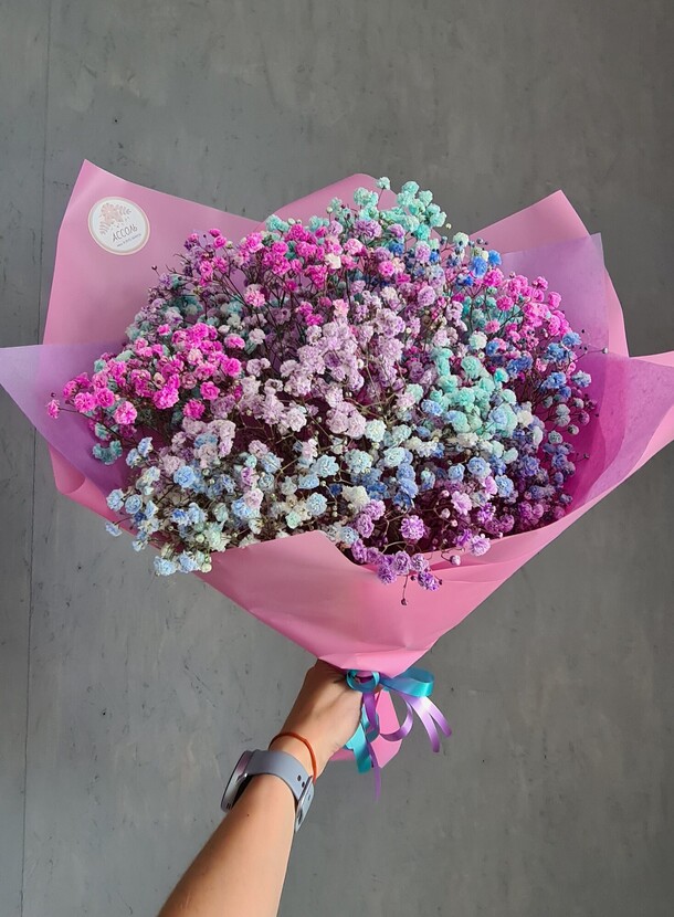 Букет из гипсофилы, артикул F1166659 - 4400 рублей, доставка по городу. Flawery - доставка цветов