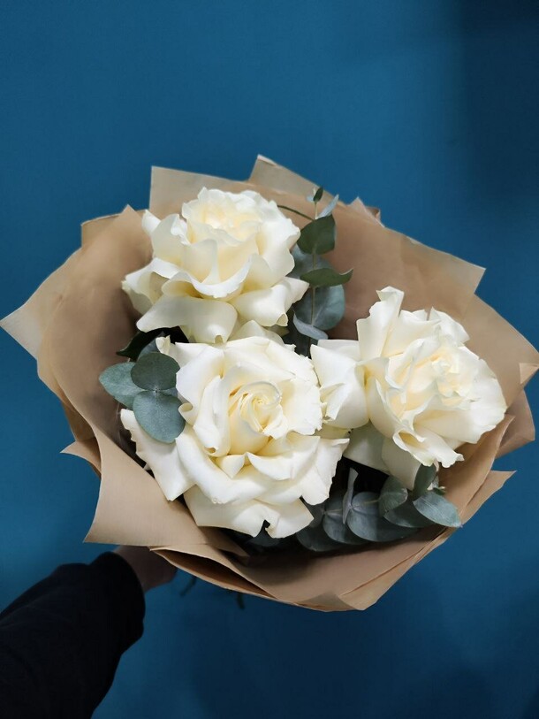 Букет французских роз, артикул F1292925 - 1989 рублей, доставка по городу. Flawery - доставка цветов