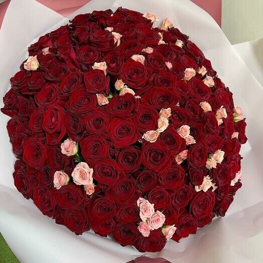 125 высоких роз, артикул F1448157 - 60000 рублей, доставка по городу. Flawery - доставка цветов
