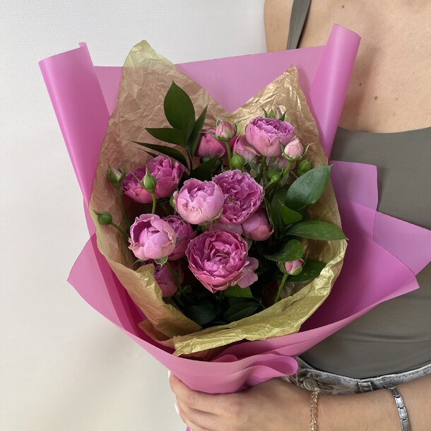 Авторский букет 35 - для нее, артикул F1315166 - 4169 рублей, доставка по городу. Flawery - доставка цветов