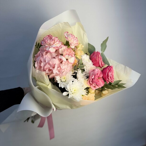 Авторский букет 177 - лимонный пирог, артикул F1422749 - 9702 рублей, доставка по городу. Flawery - доставка цветов