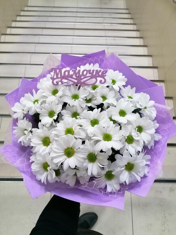 Букет ромашек, артикул F1174095 - 4200 рублей, доставка по городу. Flawery - доставка цветов