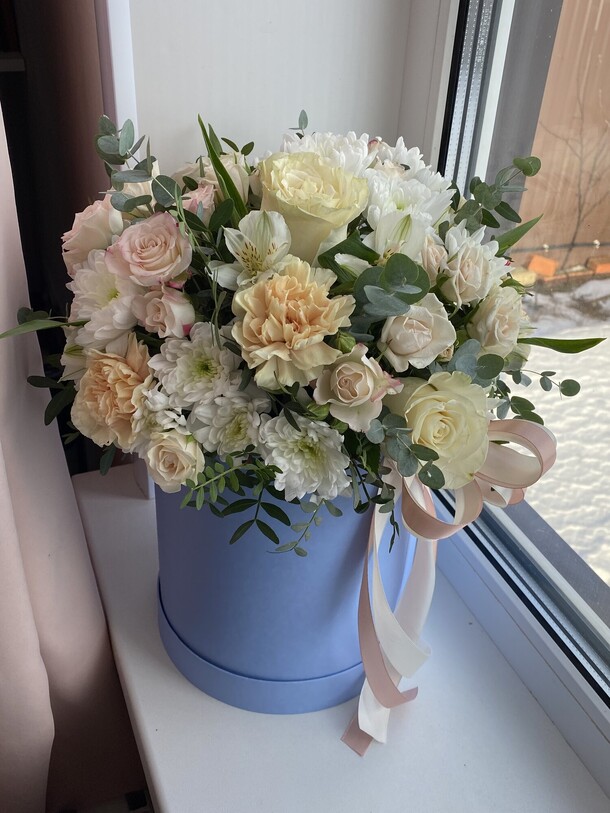 Композиция "с любовью", артикул F1168795 - 3950 рублей, доставка по городу. Flawery - доставка цветов