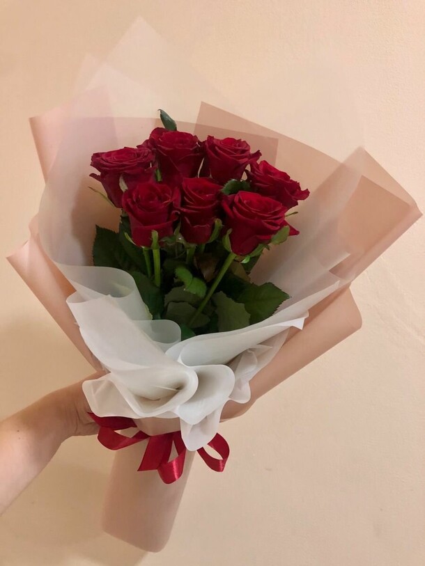 Красные розы, артикул F1170849 - 4715 рублей, доставка по городу. Flawery - доставка цветов