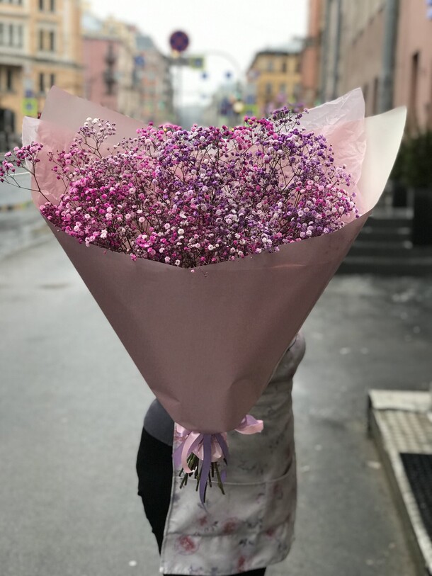 Гипсофила розово-фиолетовая, артикул F1171337 - 6900 рублей, доставка по городу. Flawery - доставка цветов