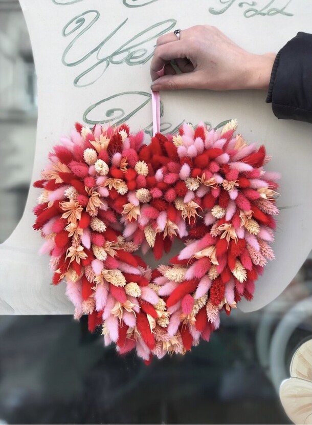 Сердце розовое, артикул F1171430 - 8500 рублей, доставка по городу. Flawery - доставка цветов