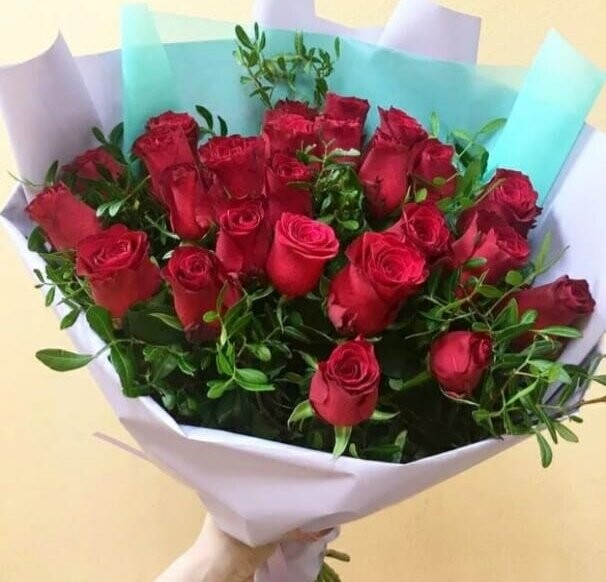 Красное пламя, артикул F1070299 - 8638 рублей, доставка по городу. Flawery - доставка цветов