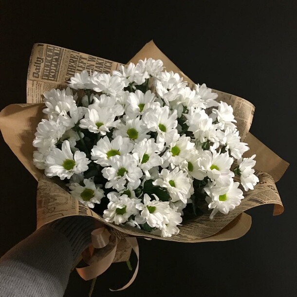 Букет "ромашка", артикул F1240663 - 3500 рублей, доставка по городу. Flawery - доставка цветов