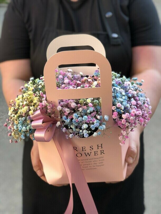 Радужная авоська, артикул F1293951 - 1999 рублей, доставка по городу. Flawery - доставка цветов