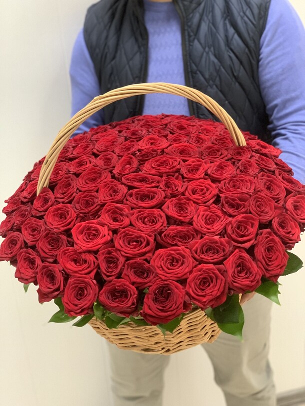 Корзина любов, артикул F1219038 - 45095 рублей, доставка по городу. Flawery - доставка цветов