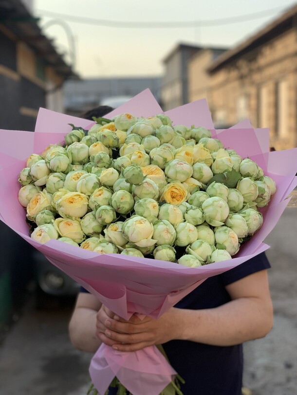 Букет пионы баблс, артикул F1251206 - 14479 рублей, доставка по городу. Flawery - доставка цветов