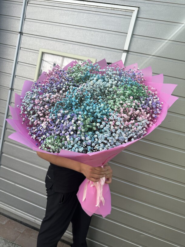 Букет из гипсофилы 😍, артикул F1298550 - 14495 рублей, доставка по городу. Flawery - доставка цветов