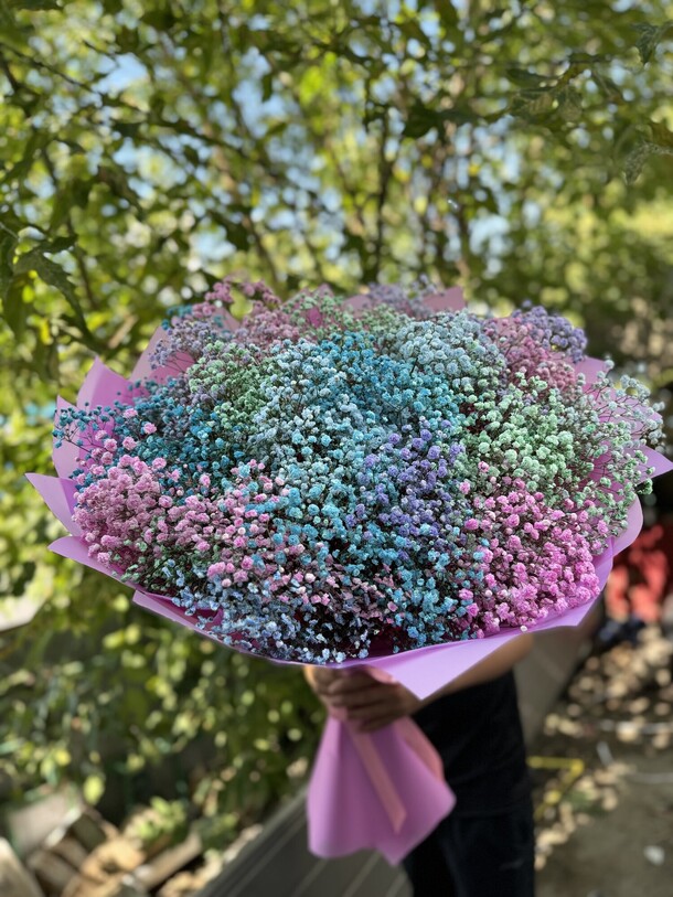 Букет из гипсофилы 😍, артикул F1304134 - 14495 рублей, доставка по городу. Flawery - доставка цветов