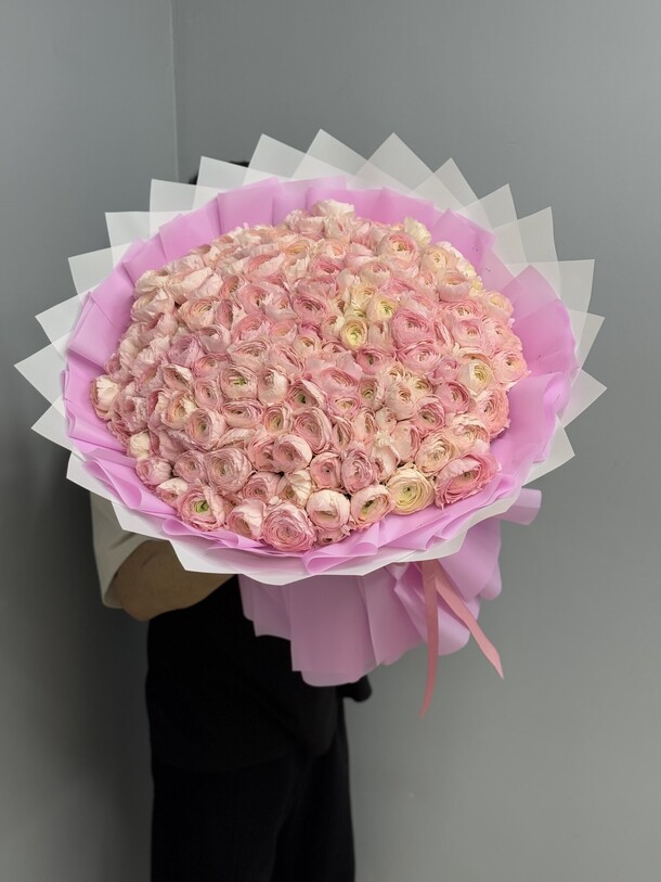 Ранункулюс 151шт, артикул F1404646 - 153732 рублей, доставка по городу. Flawery - доставка цветов