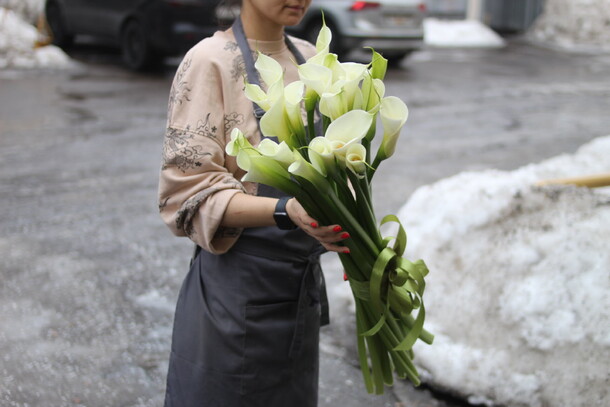 Букет из 19 калл, артикул F1178751 - 15200 рублей, доставка по городу. Flawery - доставка цветов