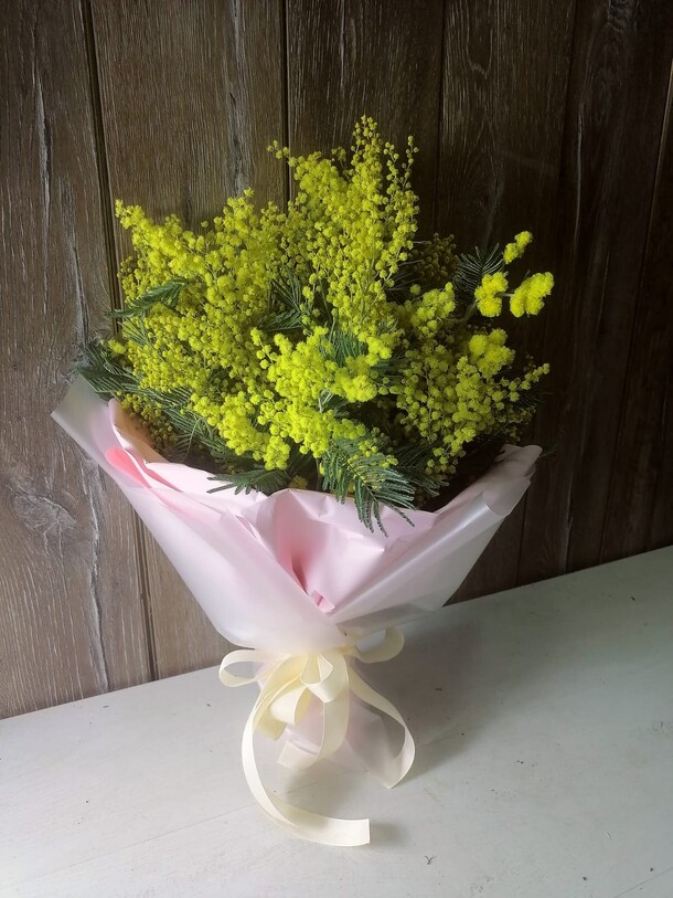 Стильная мимоза, артикул F1367777 - 6990 рублей, доставка по городу. Flawery - доставка цветов