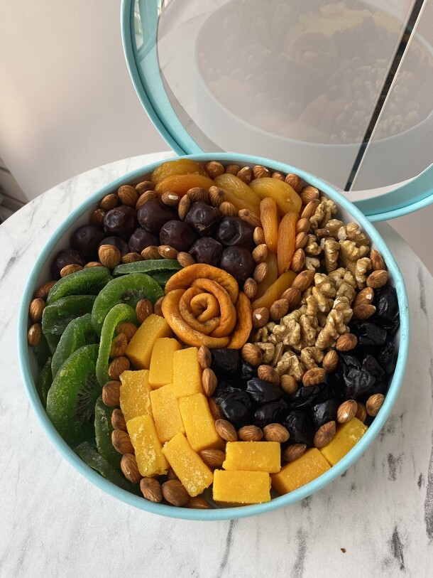 Бокс с сухофруктами, артикул F1227523 - 3328 рублей, доставка по городу. Flawery - доставка цветов