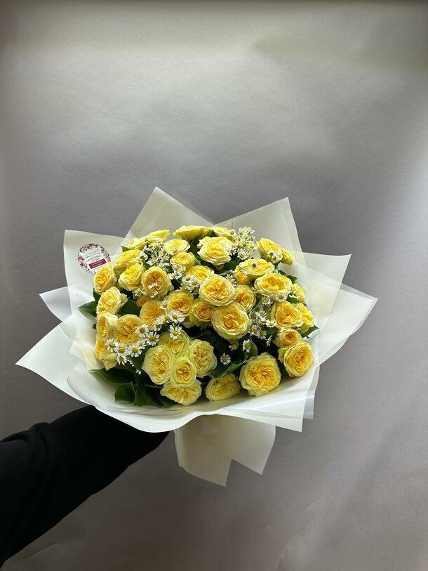 Жёлтая прелесть, артикул F1345506 - 13590 рублей, доставка по городу. Flawery - доставка цветов