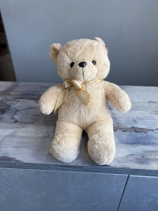 Мишка с бантом, артикул F1274367 - 3650 рублей, доставка по городу. Flawery - доставка цветов