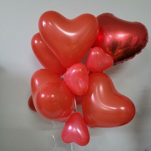 Набор воздушных шаров любовь, артикул F1208206 - 2100 рублей, доставка по городу. Flawery - доставка цветов