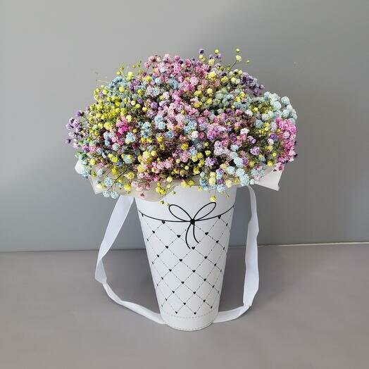 Гипсофила в коробке, артикул F1208437 - 3289 рублей, доставка по городу. Flawery - доставка цветов