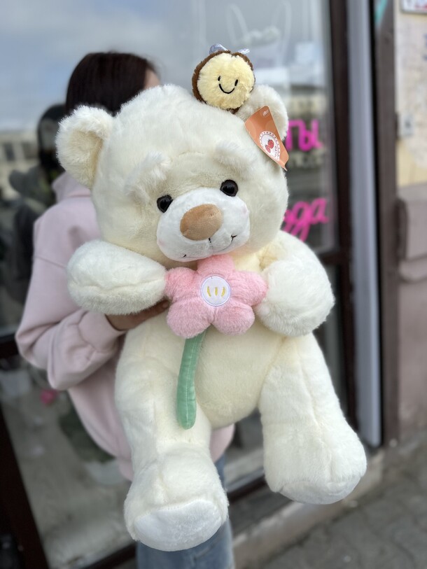 Плюшевый мишка😍😍😍, артикул F1239543 - 3750 рублей, доставка по городу. Flawery - доставка цветов