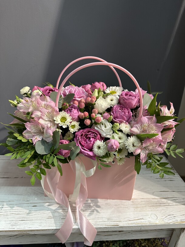 Красивая яркая композиция ❤️😍🔥, артикул F1275413 - 3250 рублей, доставка по городу. Flawery - доставка цветов