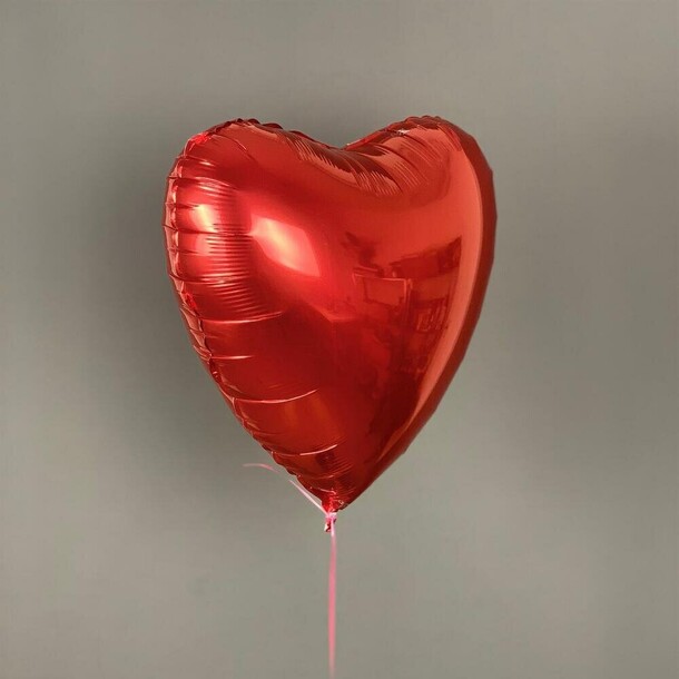 Шар гелий сердечко, артикул F1214321 - 650 рублей, доставка по городу. Flawery - доставка цветов