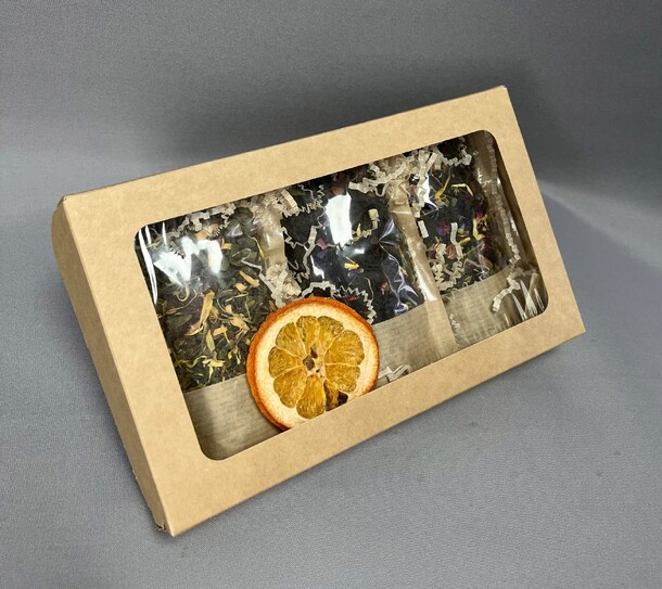 Набор ароматного чая, артикул F1243483 - 1850 рублей, доставка по городу. Flawery - доставка цветов