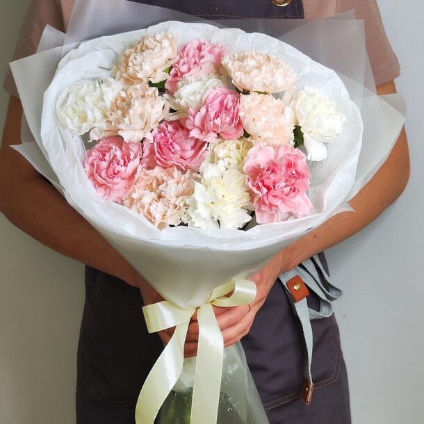 Диантусы микс 15, артикул F1387446 - 3396 рублей, доставка по городу. Flawery - доставка цветов