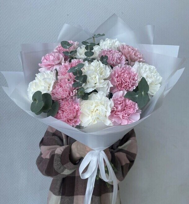 Гвоздика микс 15, артикул F1395821 - 3396 рублей, доставка по городу. Flawery - доставка цветов