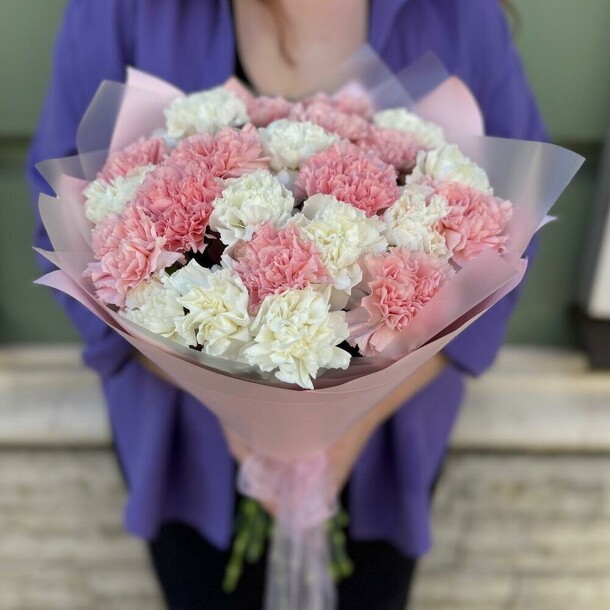 25 диантусов, артикул F1413930 - 5369 рублей, доставка по городу. Flawery - доставка цветов