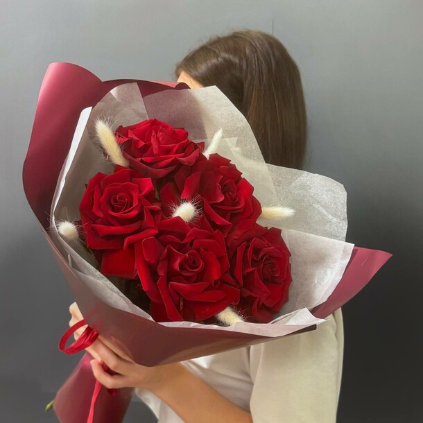 5 французских с ларгусом, артикул F1506076 - 3289 рублей, доставка по городу. Flawery - доставка цветов