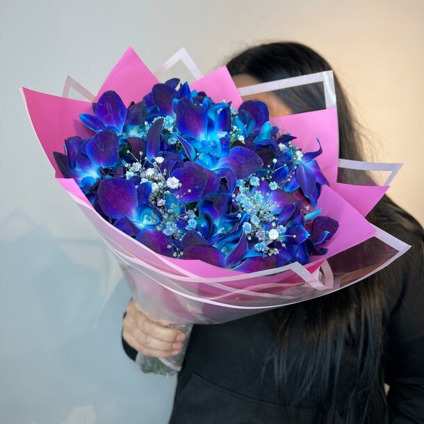 Космический букет орхидея, артикул F1379956 - 5200 рублей, доставка по городу. Flawery - доставка цветов