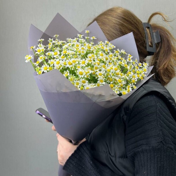 Ромашка полевая (танацетум), артикул F1467615 - 3900 рублей, доставка по городу. Flawery - доставка цветов