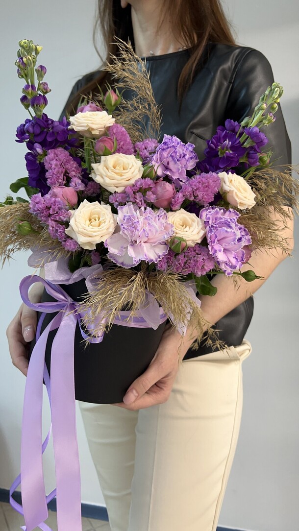 Ночной сад💜🖤, артикул F1191454 - 4730 рублей, доставка по городу. Flawery - доставка цветов