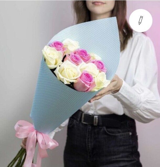 Букет из роз, артикул F1199711 - 4378 рублей, доставка по городу. Flawery - доставка цветов