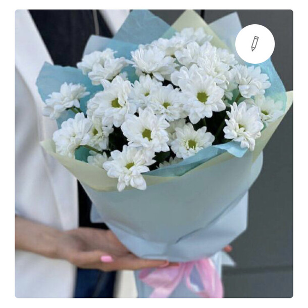 Букет из хризантем, артикул F1215268 - 3328 рублей, доставка по городу. Flawery - доставка цветов