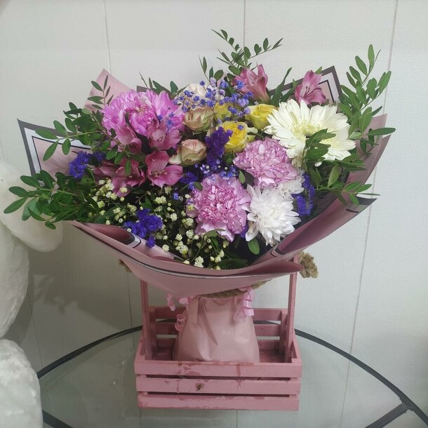 Букет для мамы, артикул F1231657 - 6256 рублей, доставка по городу. Flawery - доставка цветов