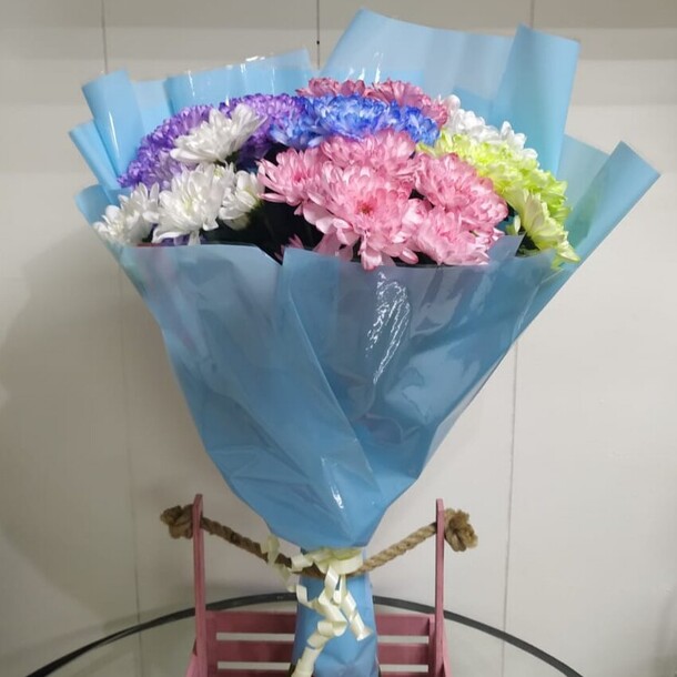 Радужный, артикул F1238325 - 3727 рублей, доставка по городу. Flawery - доставка цветов